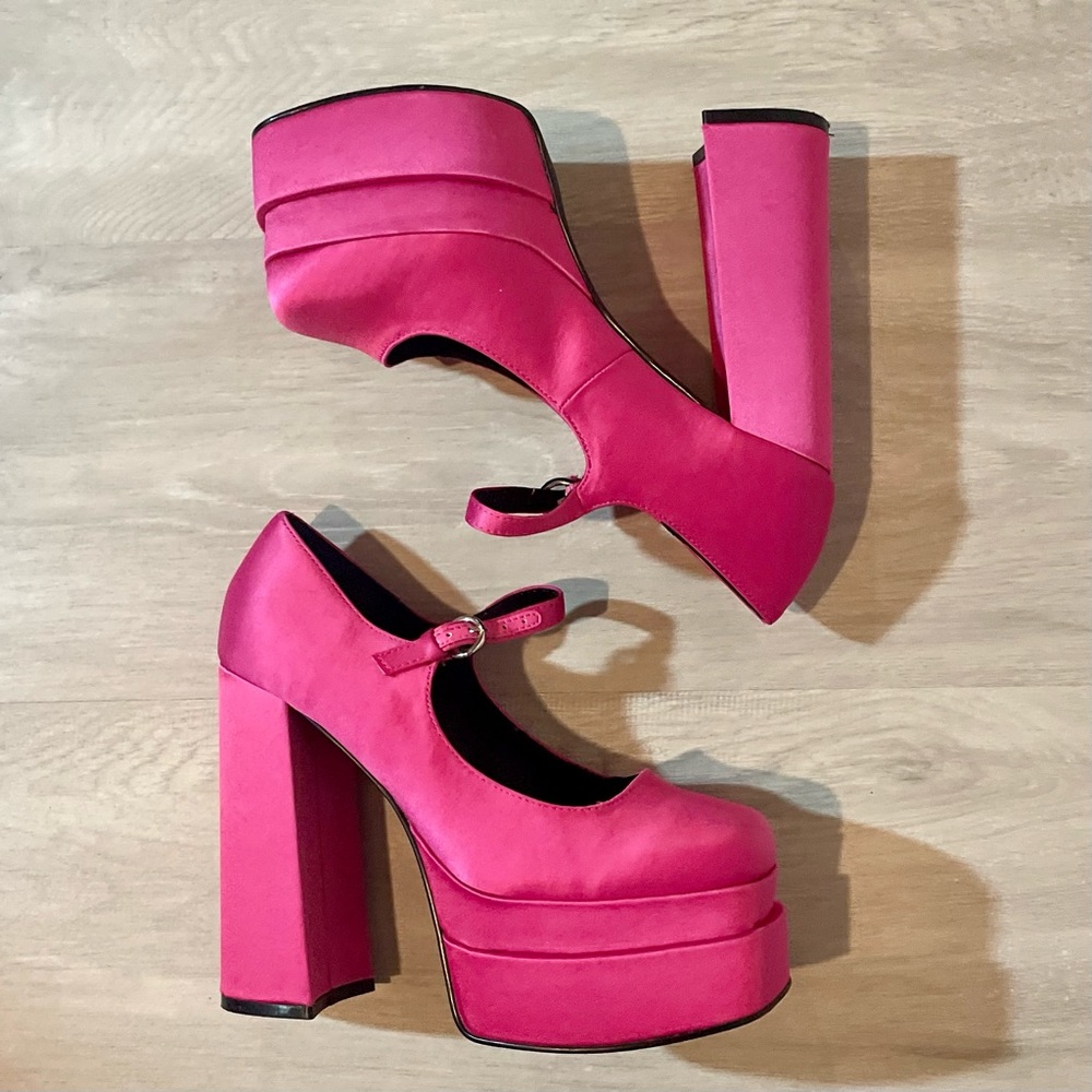 SOLD Call it spring pink platform heels - Picture 10 of 13